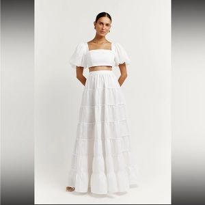 DISSH White Maxi Skirt